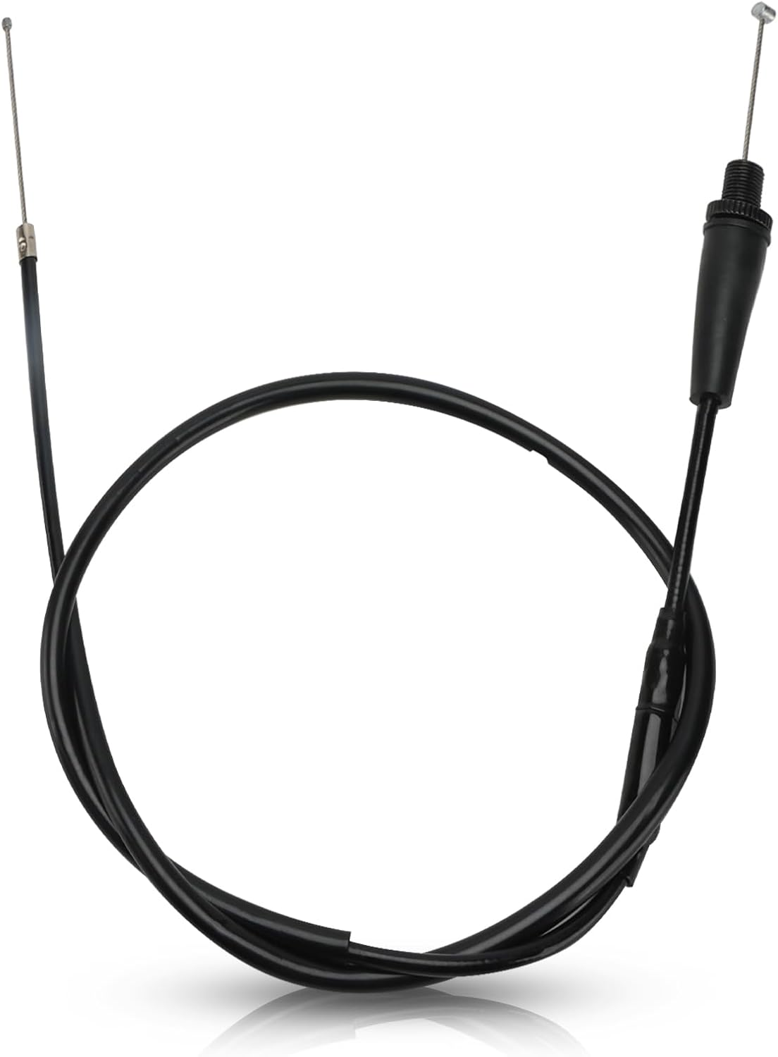 nibbi Throttle Cable,46″ Go Kart Throttle Cable,Universal Motorcycle Throttle Cable for Minibike Yamaha TaoTao Kymco SYM GY6 Scooter 125 150 Moped (Black)