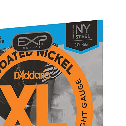 D’Addario EXP110 Cordes pour guitare électrique avec revêtement Léger 10-46 - Les Beatles, Paul McCartney, John Lennon, RIngo Starr, George Harrison D'Addario EXP110 Cordes pour guitare électrique avec revêtement Léger 10-46 – Image 5