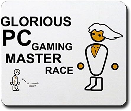 Glorious PC Gaming Master Race Mousepad - Non-Slip Rubber Mousepad, Gaming Mouse Pad