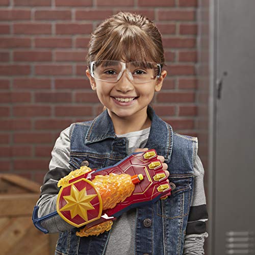 Nerf Power Moves Marvel Avengers Captain Marvel Photon Blast Gauntlet Dart-Launching Toy For Kids Roleplay, Toys For Children Aged 5 And Up #TOP5
