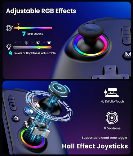 Image of Gamtoure Wireless Phone Controller for iPhone, iPad Mini, Android- Bluetooth Game Controller for Nintendo Switch 2 /Switch /Lite /OLED