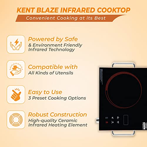 KENT Blaze Infrared Cooktop EnvironmentFriendly Infrared Technology
