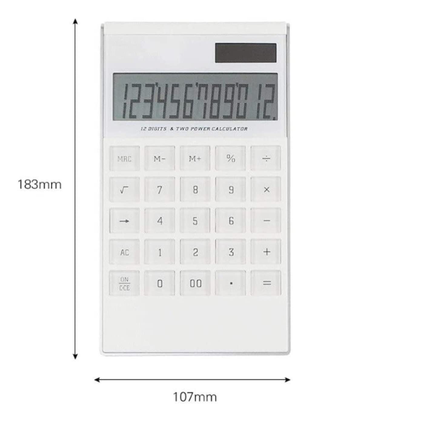 Calcolatrice Casa Ufficio Calcolatrice Creativa Doppio Alimentatore Elegante personalità Pulsante Schermo Forniture per Ufficio Perfetta per Scuola