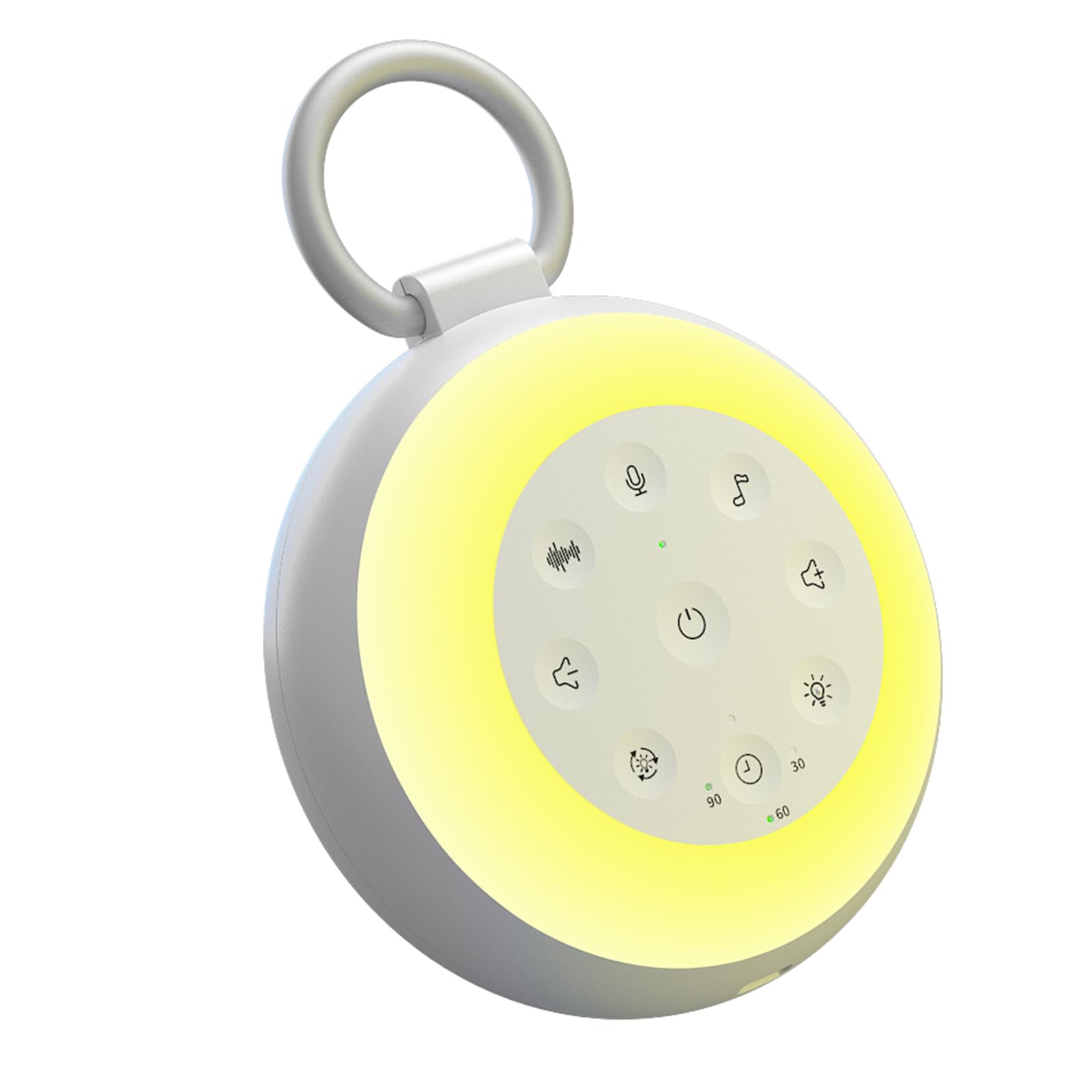 Ubxvamm Baby White Noise Sound Device Portable Infant Sleep Help Device with Adjustable Volumes Simple Operate