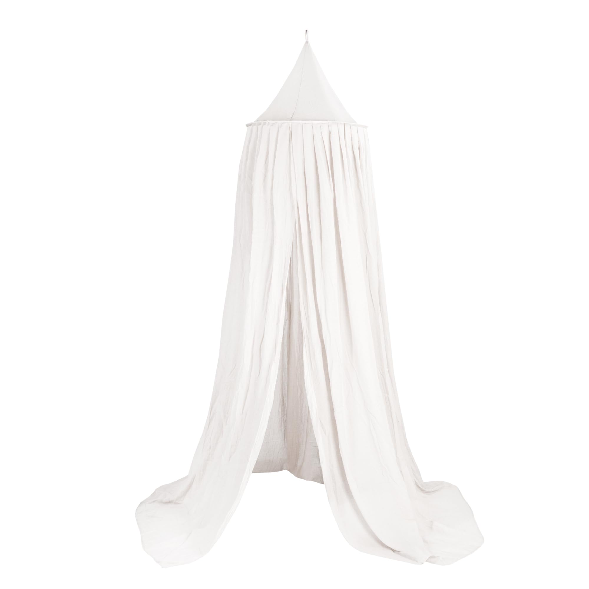 Julius Zöllner Baldachin aus Voile Ø55 cm – für Babybett & Kinderbett – Kinderzimmer Deko – Ivory