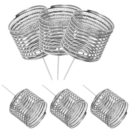 HOODANCOS Caja de Fertilizante de Acero Inoxidable para Bonsáis Grande Tapa Cesta de Liberación Lenta para Orquídeas y Flores Contenedor Reutilizable para Abono Jardinería