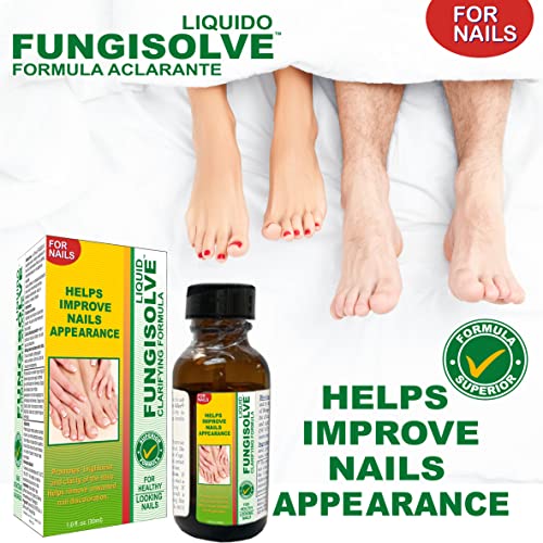 Fungisolve Nail Clarifying - Clears Out Keratin Debris Where Nail Fungus Thrives 1Oz #TOP1