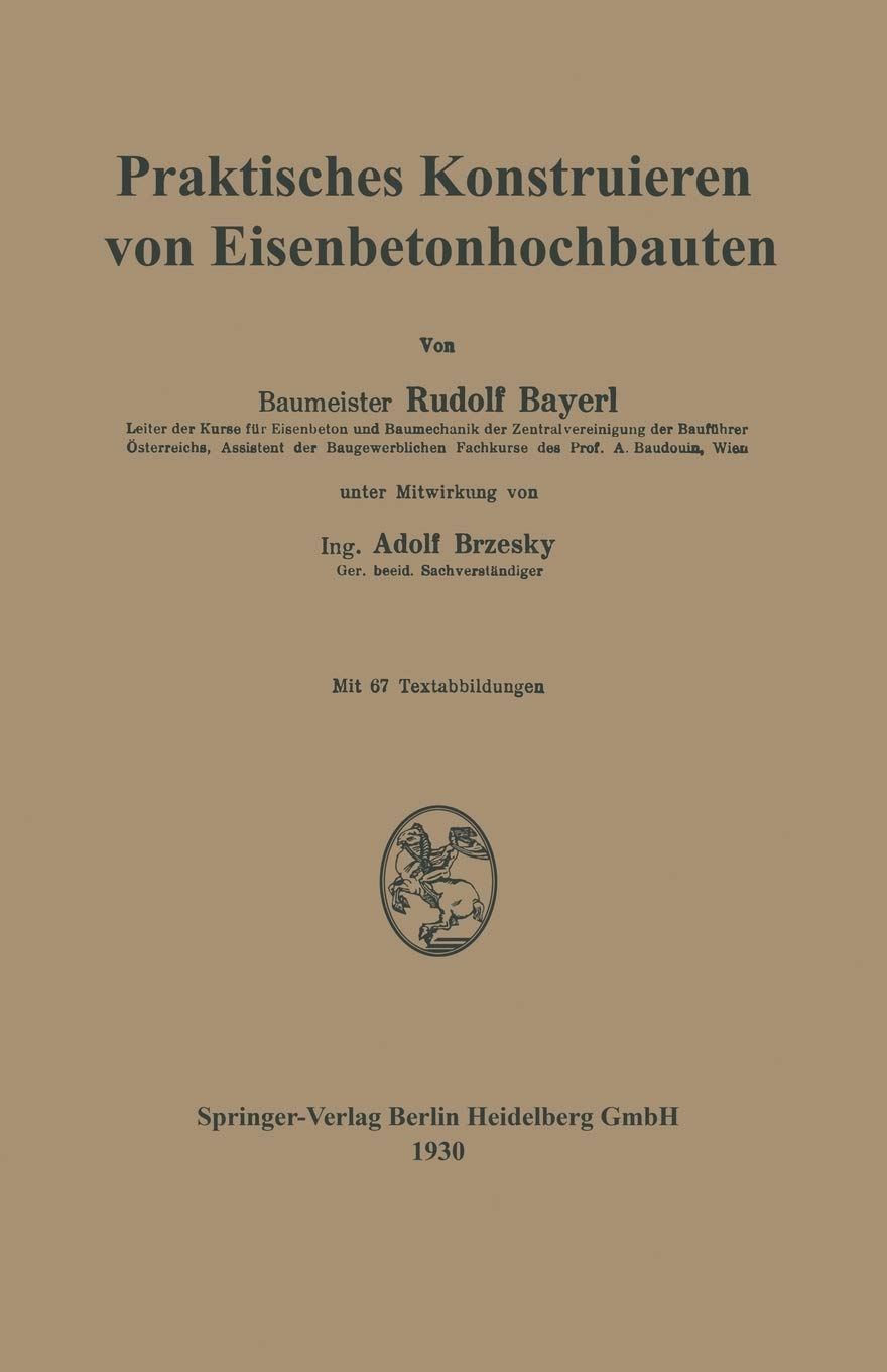 Praktisches Konstruieren Von Eisenbetonhochbauten