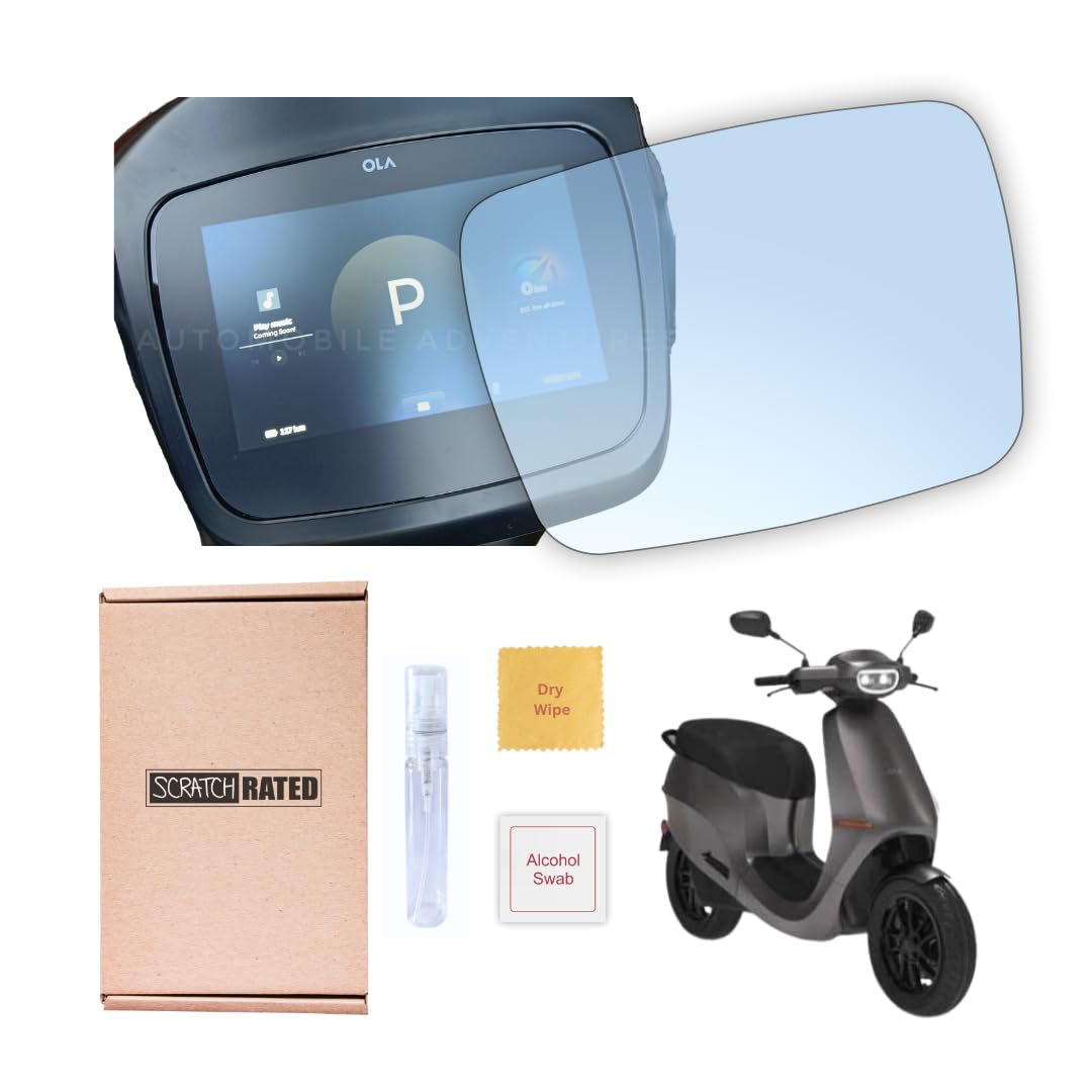 Scratch Rated Motorcycle Speedometer Console Protectors Compatible for Ola S1 / S1 PRO [PPF (Pack of 1)]