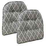 Non-Slip Chair Cushions, Assembled in USA, U-Shaped Skid-Proof Seat Pads for Dining Room, Kitchen, Office, 15'x16'