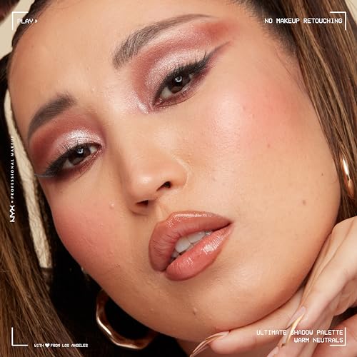 5. Bild von NYX Professional Makeup Lidschattenpalette mit 16 Farbtönen, Intensives und langanhaltendes Finish, Vegane Formel ohne Inhaltsstoffe tierischen Ursprungs, Ultimate Shadow, Farbton: Warm Neutrals