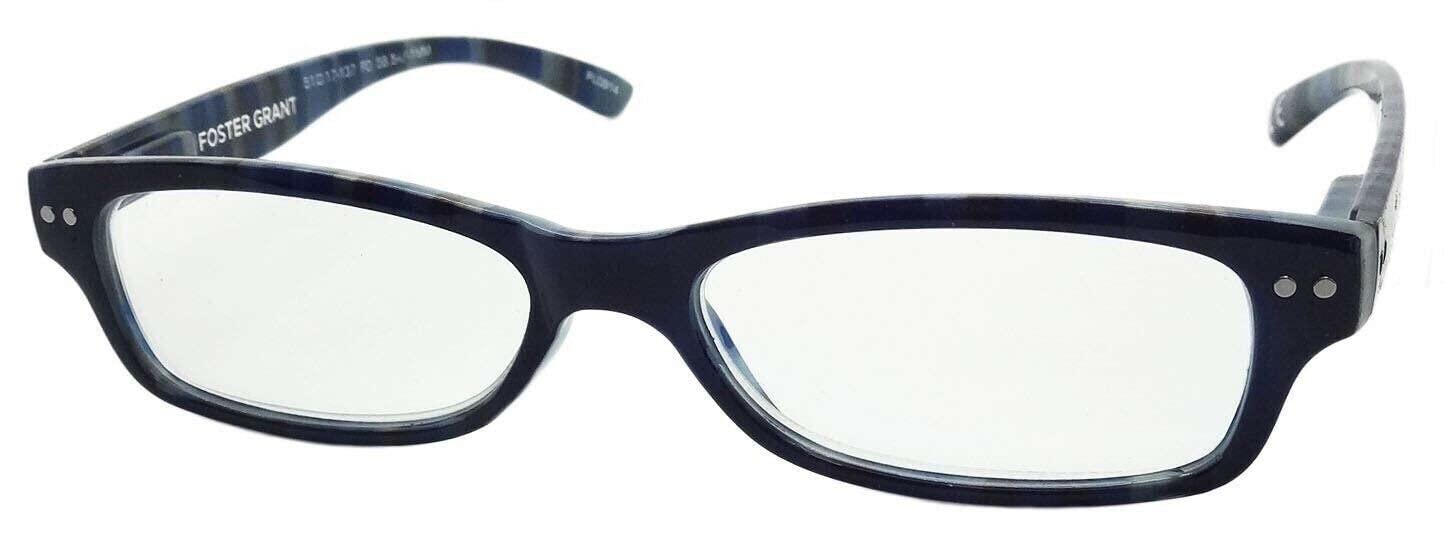Foster Grant Reading Glasses with Multicolour Stripe Case +1.00 =+2.00 strength
