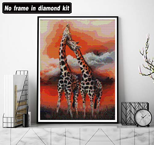 Zeyevan 5D Diamond Painting Kit Giraffe, Diamant Schilderij Kits Dier Kristal Strass Borduurwerk Cross Stitch… - Image 3