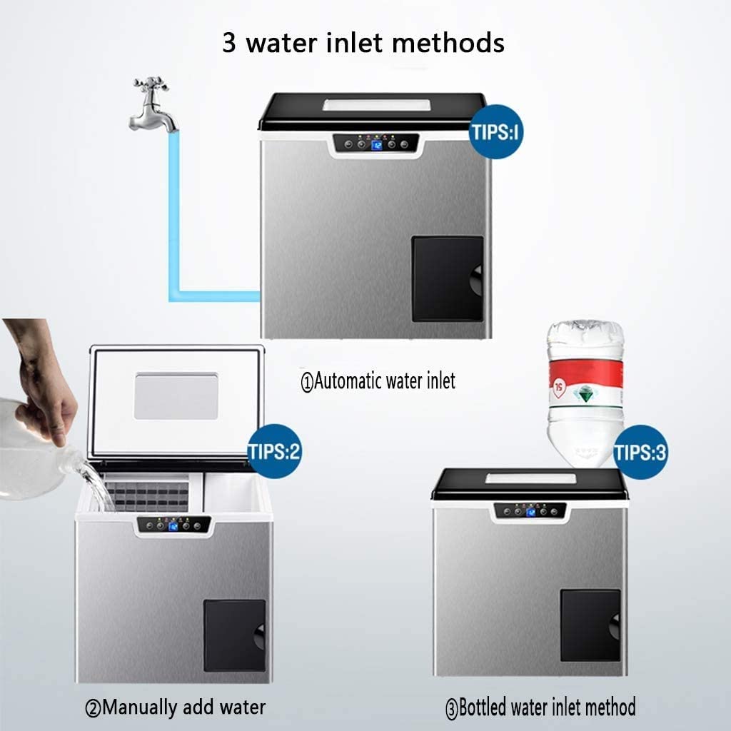 Portable Ice Maker, Countertop Ice Machine with LCD Display,Ice Making Crushed Ice 2-in-1 (Fangbing 32 Ice Trays) (Fangbing 32 Ice Trays)
