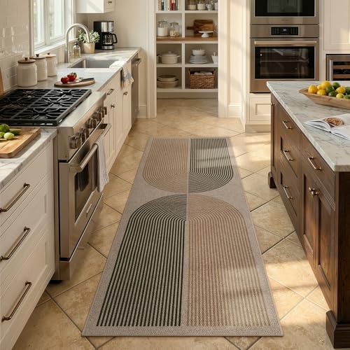 Lahome Modern Rainbow Jute Rug 2x6 Runner