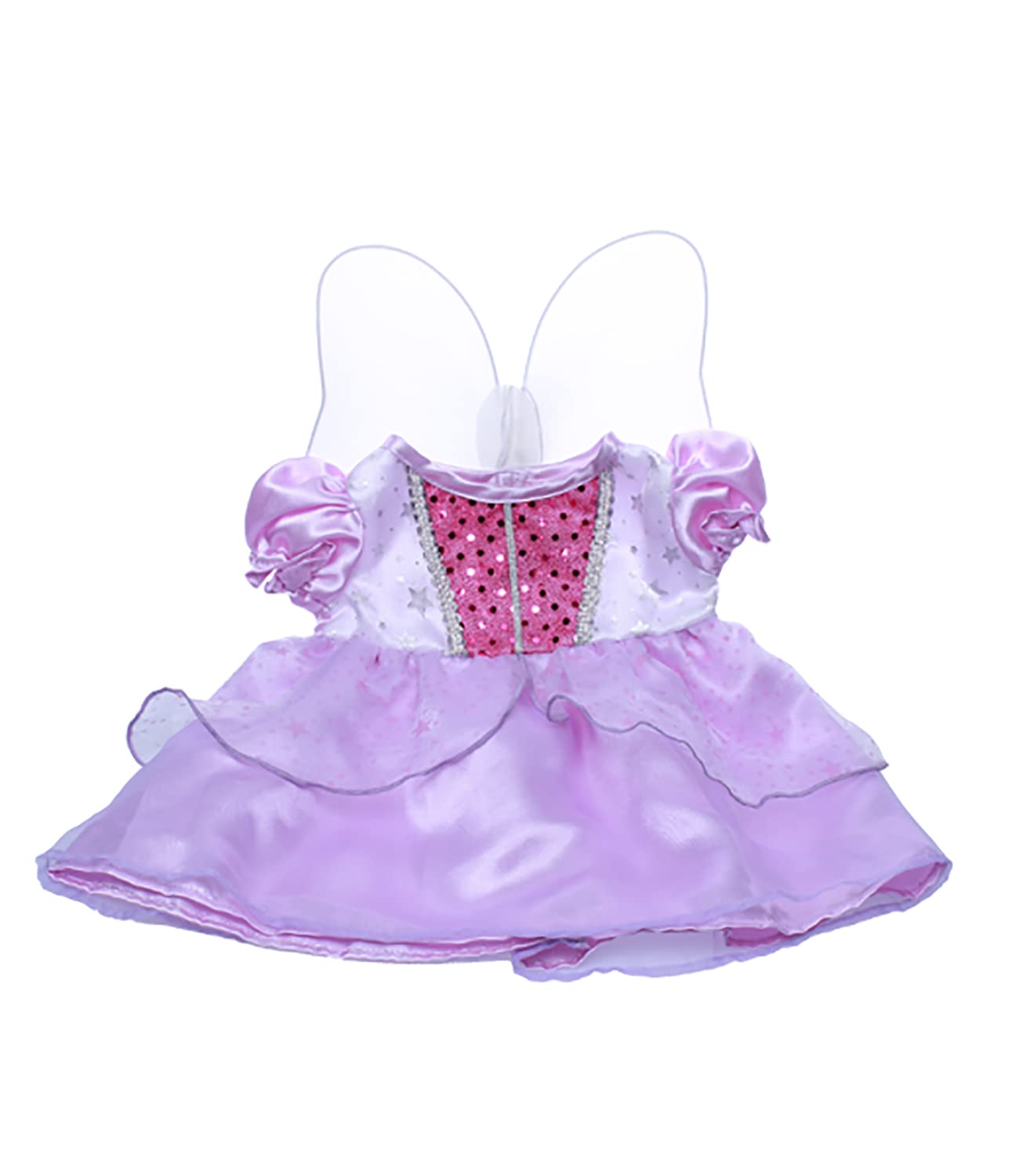 Purple Cinderella Dress w/Wings Outfit Fits Most 8