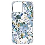 Rifle Paper Co. - Case for iPhone 13 Pro - 10 ft Drop Protection - Gold Foil Accents - Garden Party Blue