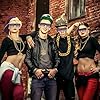 9PCS Hip Hop Costume Kit – Gold Chain, Dollar Sign Necklace, Rings & Sunglasses for 90s Fancy Dress, Rapper & Hip Hop Party Outfits #2