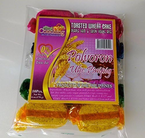 Polvoron UBE Pinipig Pack of Three 10 PCS a Pack by Aling Conching