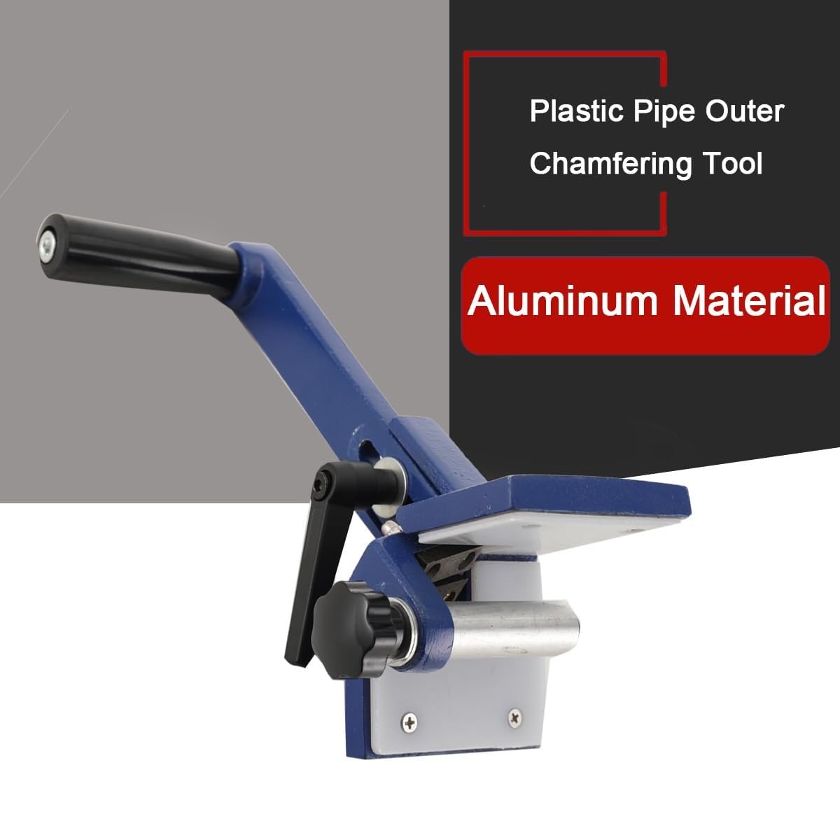 Herramienta de biselado para tubos de PPR, PE y PVC reforzados, herramienta de fontanería para tubos de pared delgada de hasta 315mm de diámetro, dispositivo para biselar tubos redondos