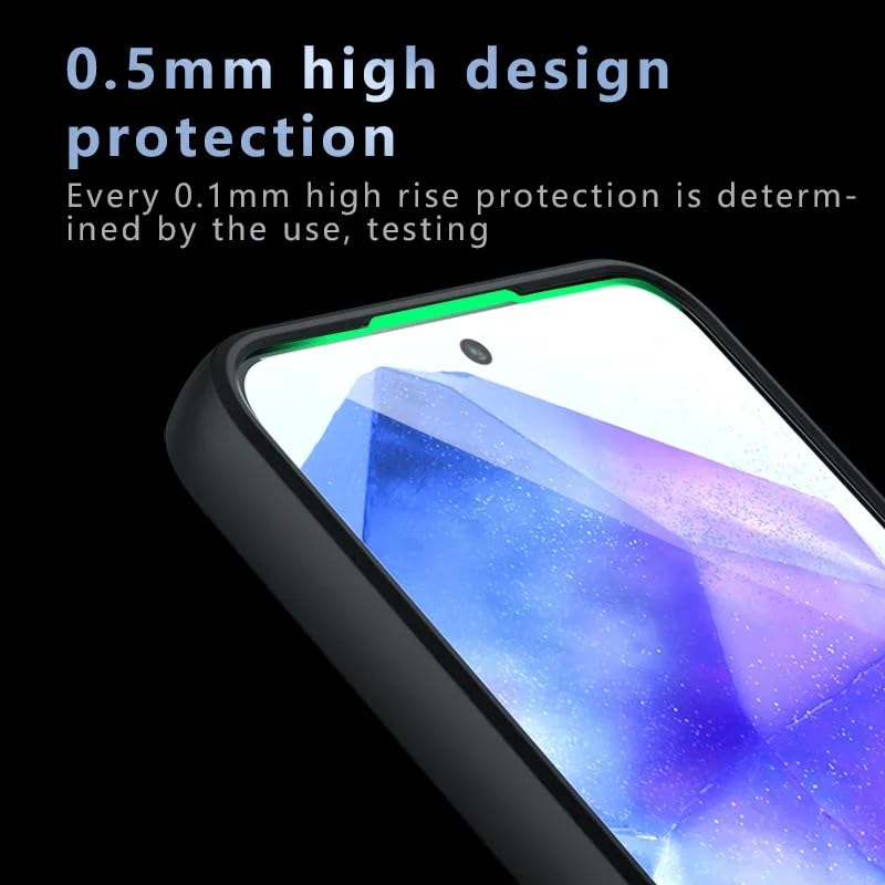 Image of Mobile Back Cover for Samsung Galaxy S24 FE 5G, Matte PC & Side Black TPU Case, Scratch-Resistant Bumper Back Case Cover (Galaxy S24 FE)