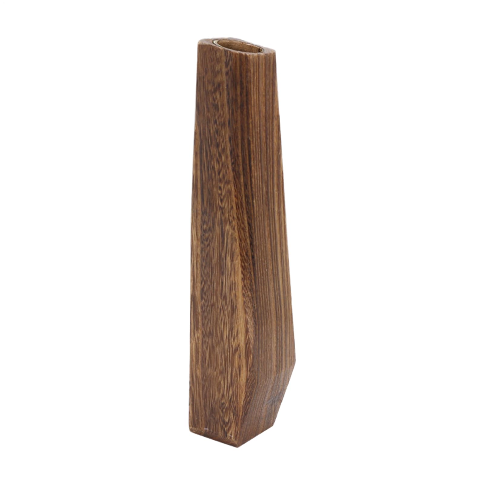 Vase rustique en bois idéal pour sublimer l'ambiance du patio