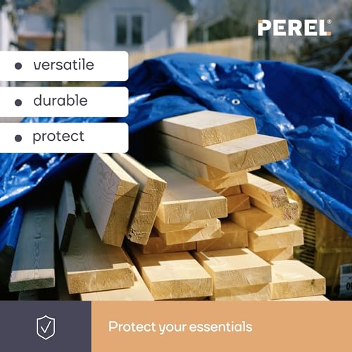 Lona repelente al agua Perel de poliéster 110 g/m² toldo impermeable con 16 ojales 3