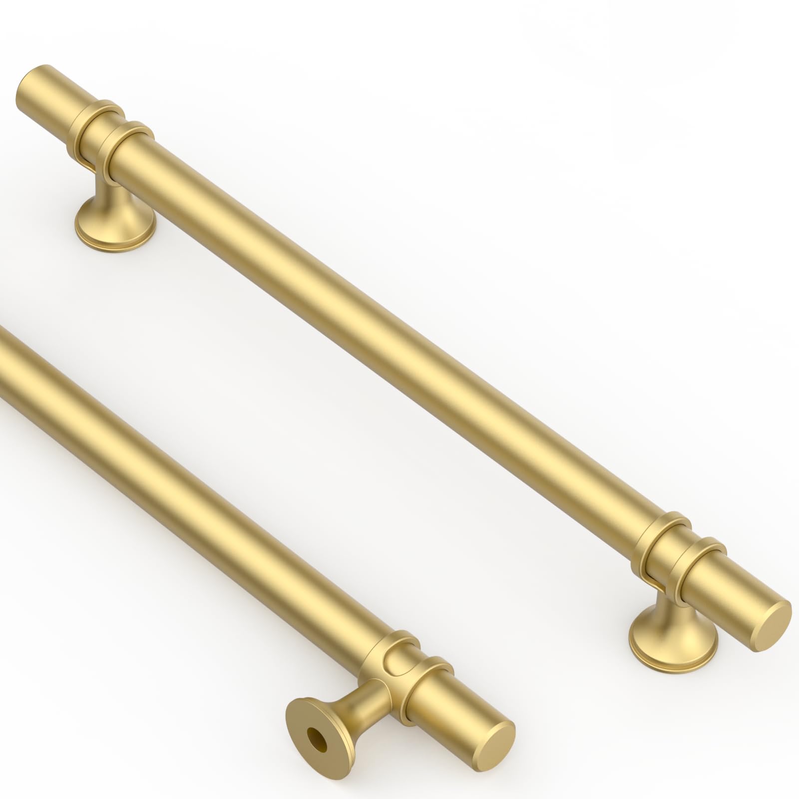 Photo 1 of Asidrama 10 Pack 12.6 Inch(320mm) Brushed Gold Kitchen Cabinet Handles, Cabinet Pulls Kitchen Cabinet Hardware Cupboard Handles Drawer Pulls