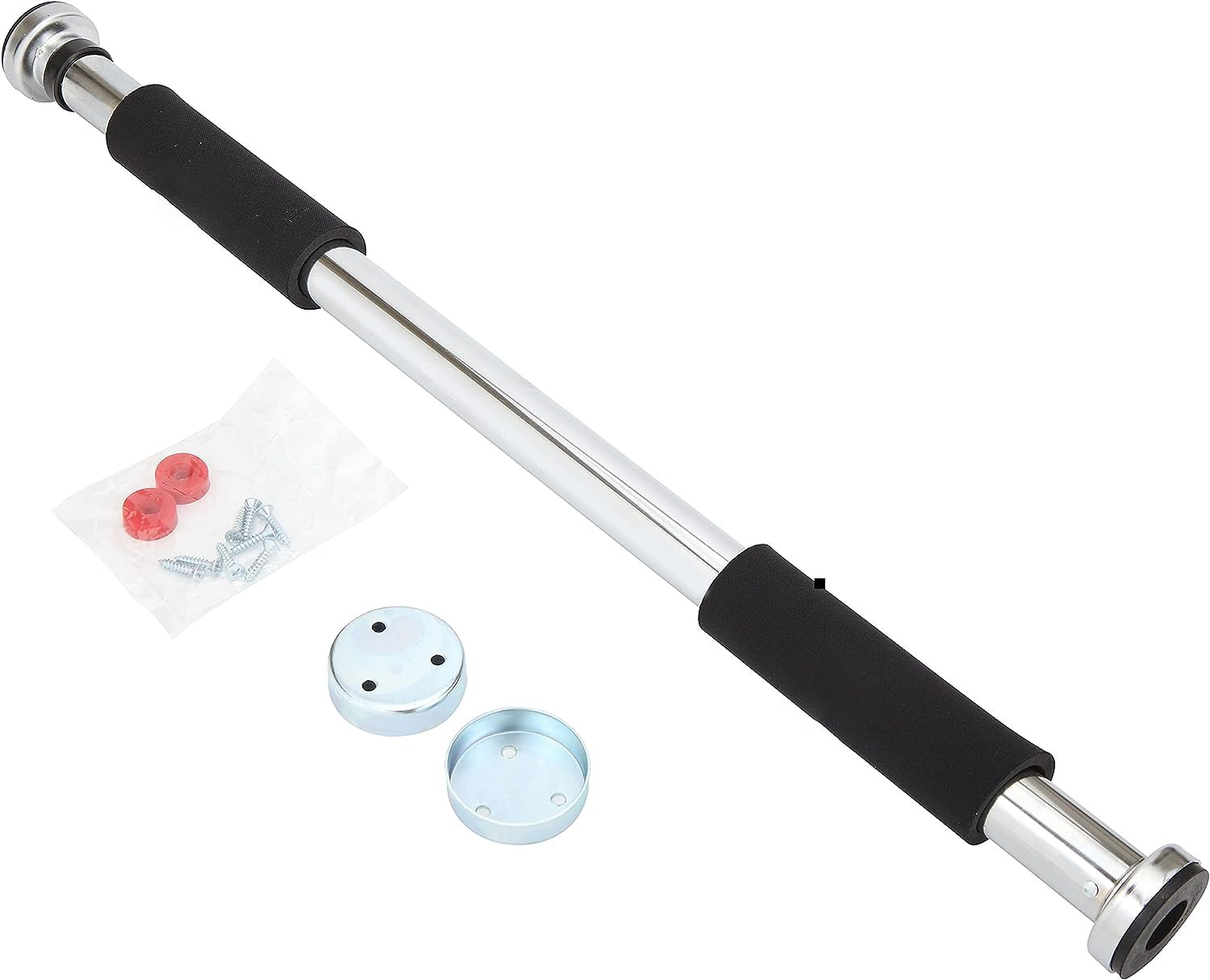 Manogyam Adjustable Doorway and Wall Pull Up Bar door Chin Up Bar For Home Gym Training Chin-up Bar-image-9