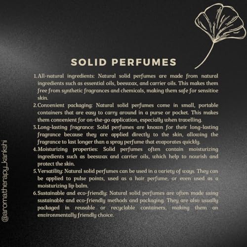 Image of Kankshi White Oud Solid Perfumes /Unisex Perfume /Pocket Perfume /Skin Friendly