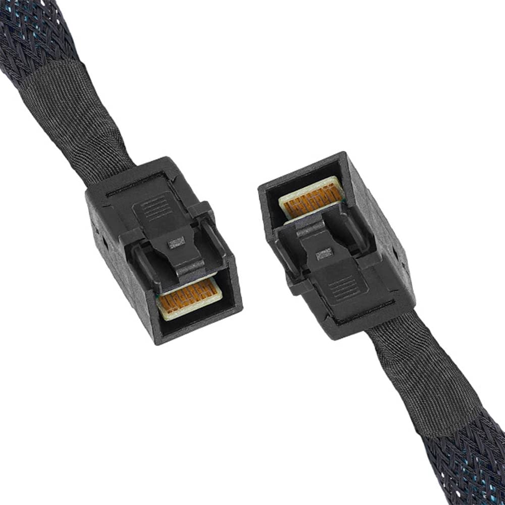 cablecc Cable interno Mini SAS HD SFF-8643 a Mini SAS de alta densidad HD SFF-8643 para servidor de datos de disco de 50 cm