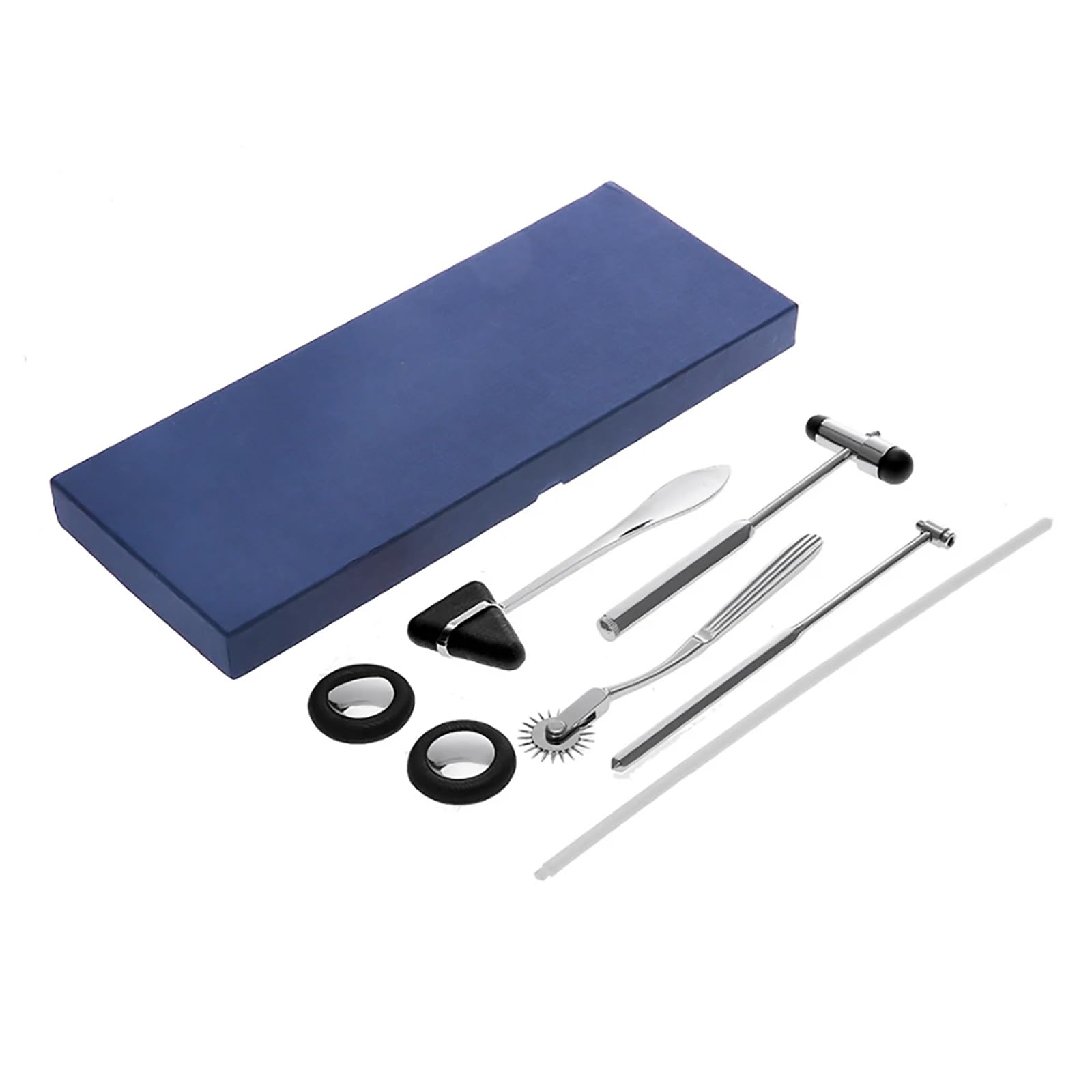 Juego De Martillo Neurológico, Kit De Martillo para Reflejos De 5 Piezas, Martillo De Masaje De Percusión para Reflejos De Diagnóstico, Herramientas Esenciales De Examen Neurológico