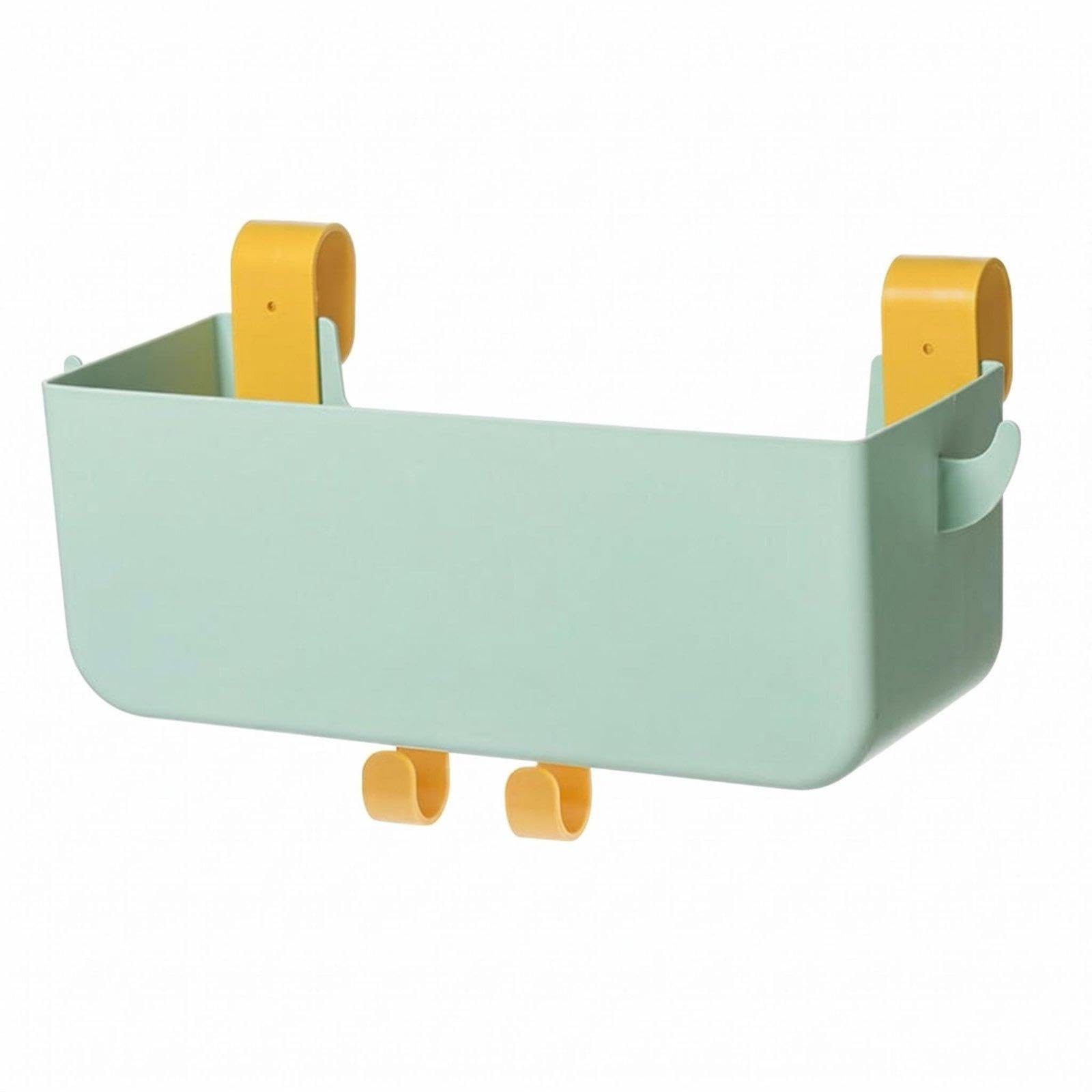 Bedside Hanging Storage Basket Large Capacity Hanging Bedside Organizer Divided Compartments Bed Rail Storage Holder for Bedroom, Dorm Room Green-image-28