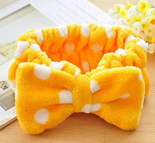 RuiChy Cinta para el pelo de forro polar con lazo