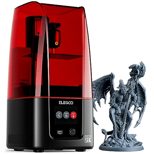 ELEGOO Mars 4 MSLA 3D Drucker Resin 3D Printer mit Luftreiniger 7 Zoll 9K Monochrom LCD Mehreren Druckmodi Druckgröße von 153 36 x 77 76 x 175 mm