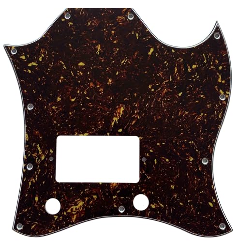 GLM^[sbNK[h Fit For Gibson SG Standard Single Humbucker Style (4 Ply Brown Tortoise)