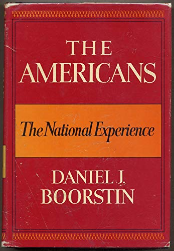 The AMERICANS: The National Experience. 0795305923 Book Cover