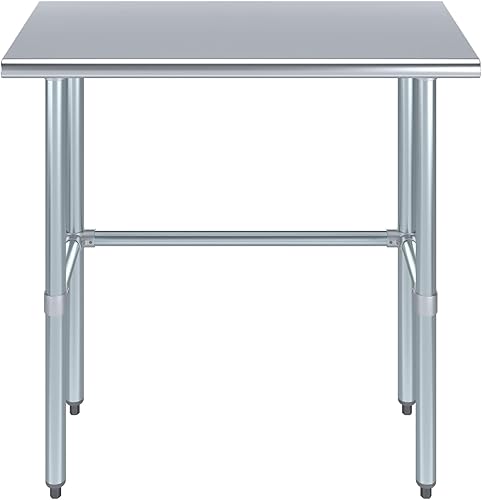 Miniatura 2 de MESA DE TRABAJO CON BARRA REMOVIBLE APROBADA POR LA NFS, Acero inoxidable
