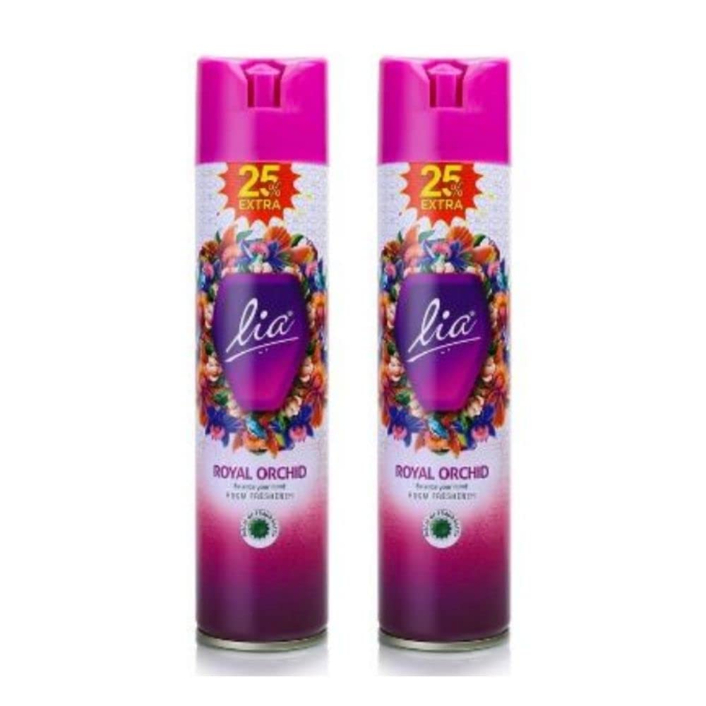 Lia Air Freshener for Home, Office, Car Combo with Fragrance | Room Freshener Set of 2 | 25% extra (Fragrance Royal Orchid)-image-13