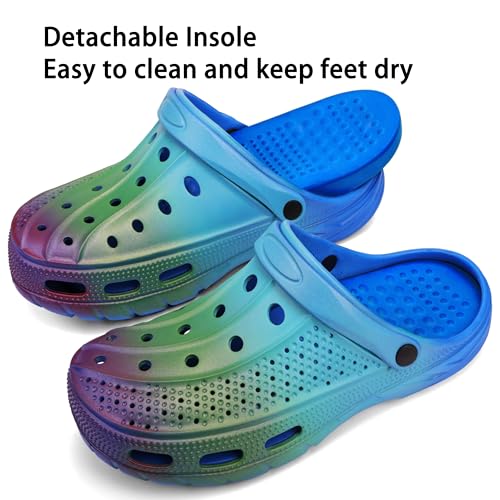 Image of INMINPIN Mens Womens Garden Clogs Shoes Beach Slippers Pool Water Sandals with Comfortable Arch Support Insole