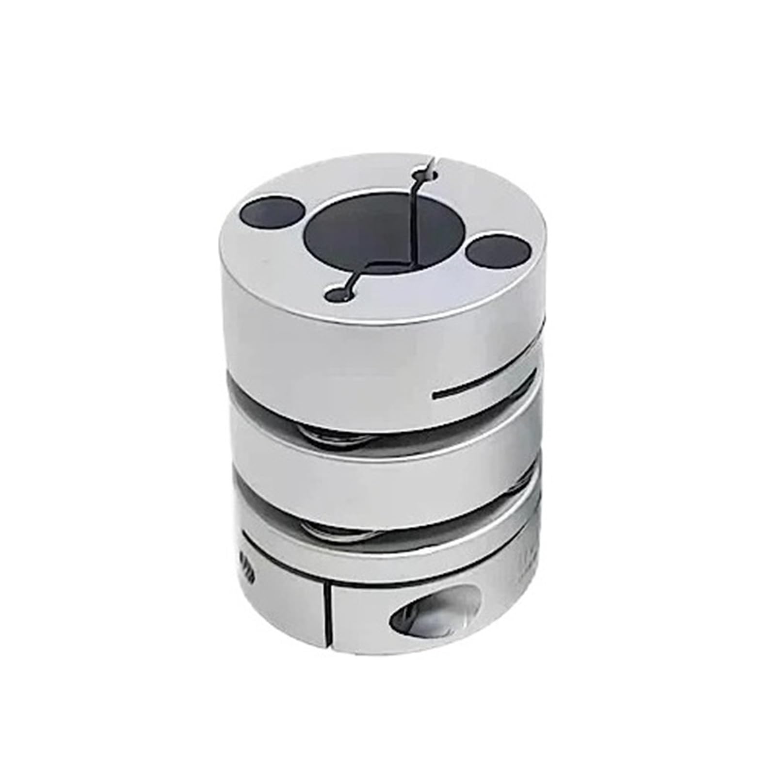 CLCA-D34Lx45 Accouplement à double diaphragme en alliage d'aluminium, alésage 6 mm-15 mm(12mm to 14mm)