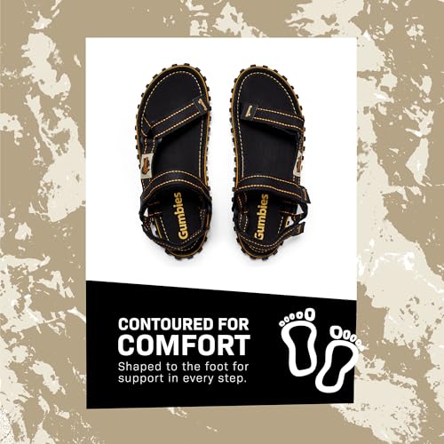 Gumbies Strider Unisex Slides, with Supersoft Cotton Adjustable Strap, Cotton Footbed & Recycled Rubber Sole - Comfort Guaranteed2