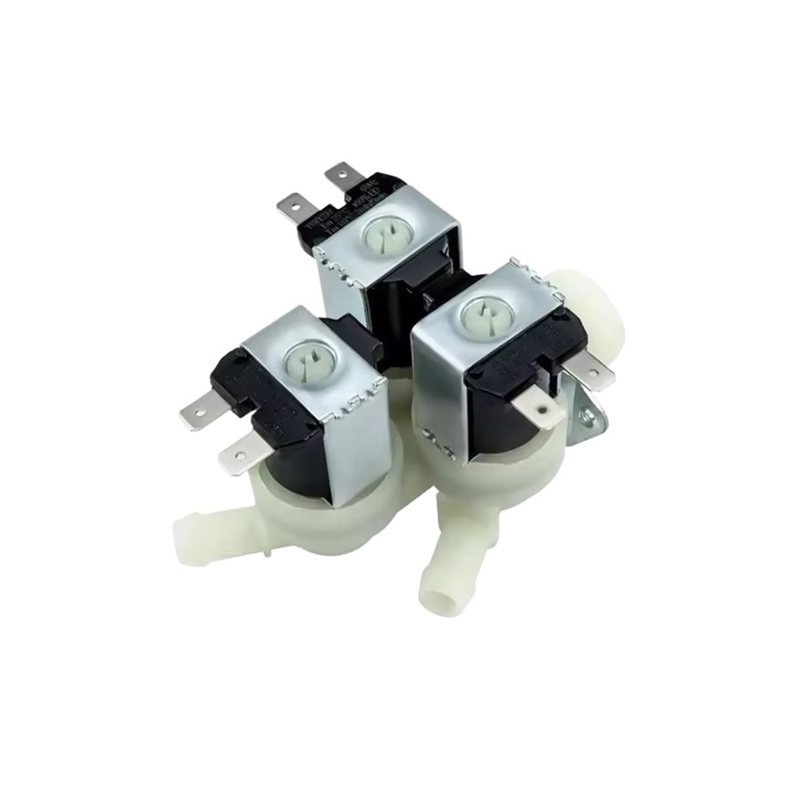 Elettrovalvola Universale 220 V-240 V Lavatrice Lavatrice Parti Di Elettrovalvola Elettrica 3 Vie Ingresso Acqua 4 Pz