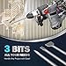 ZELCAN Chisel Set with SDS Max Shanks, 3pc Masonry Concrete Drill Bit Set, 18