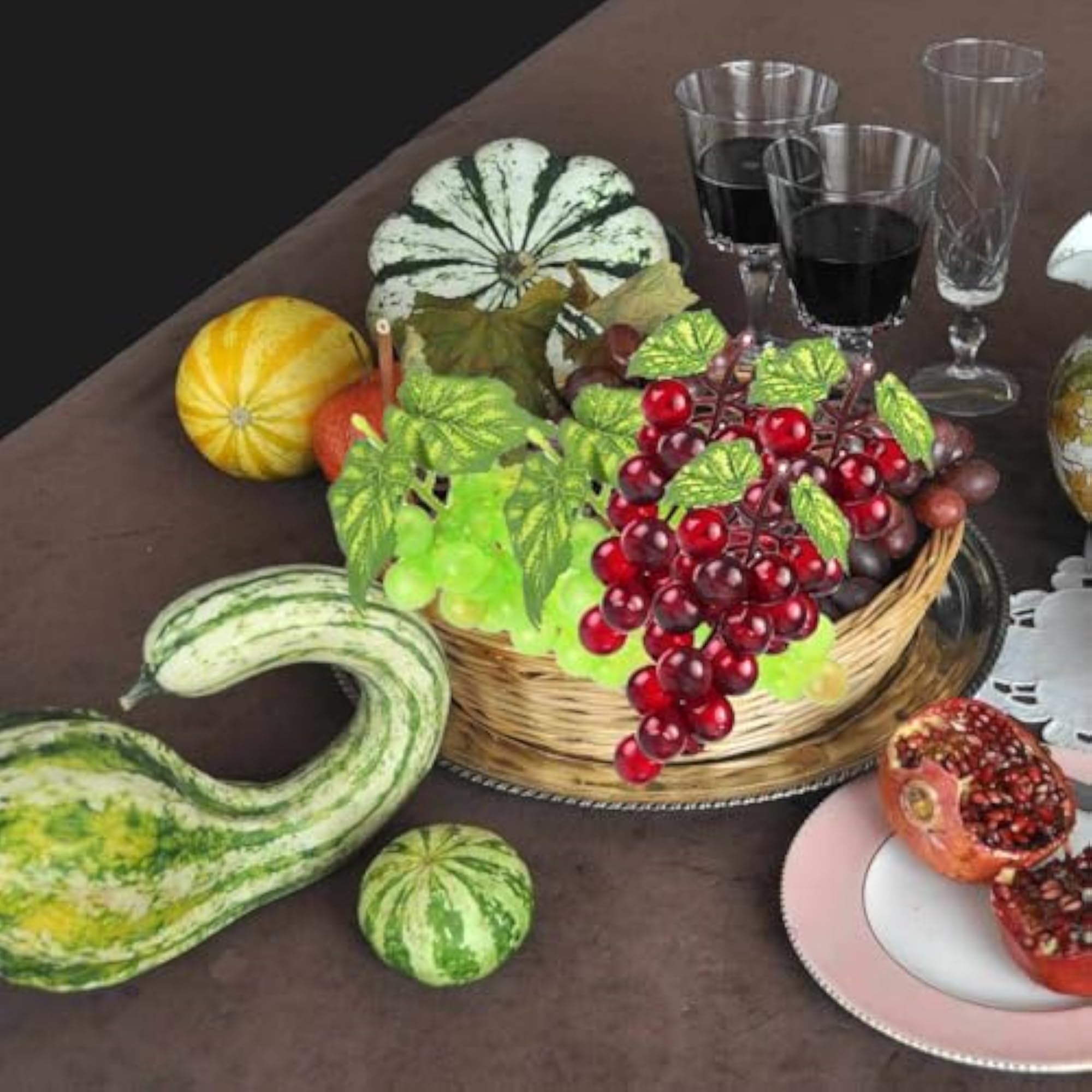 15 Bunches Artificial Grapes for Wedding Home Kitchen Party Decor
