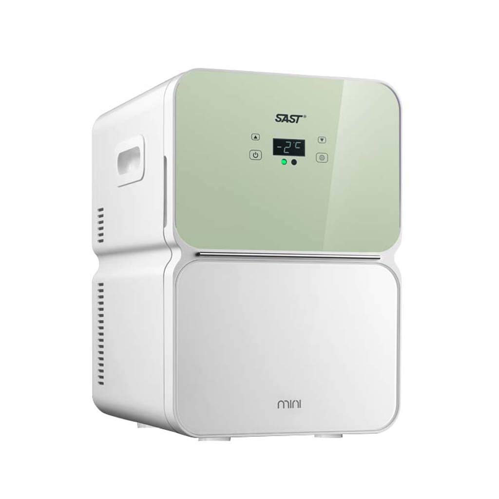 22L Mini Fridge, Mini Freezer, Large Capacity Compact Cooler and Warmer with Digital Thermostat Display and Control Temperature, Single Door Mini Fridge Freezer for Cars, Road Trips, Homes, Offices