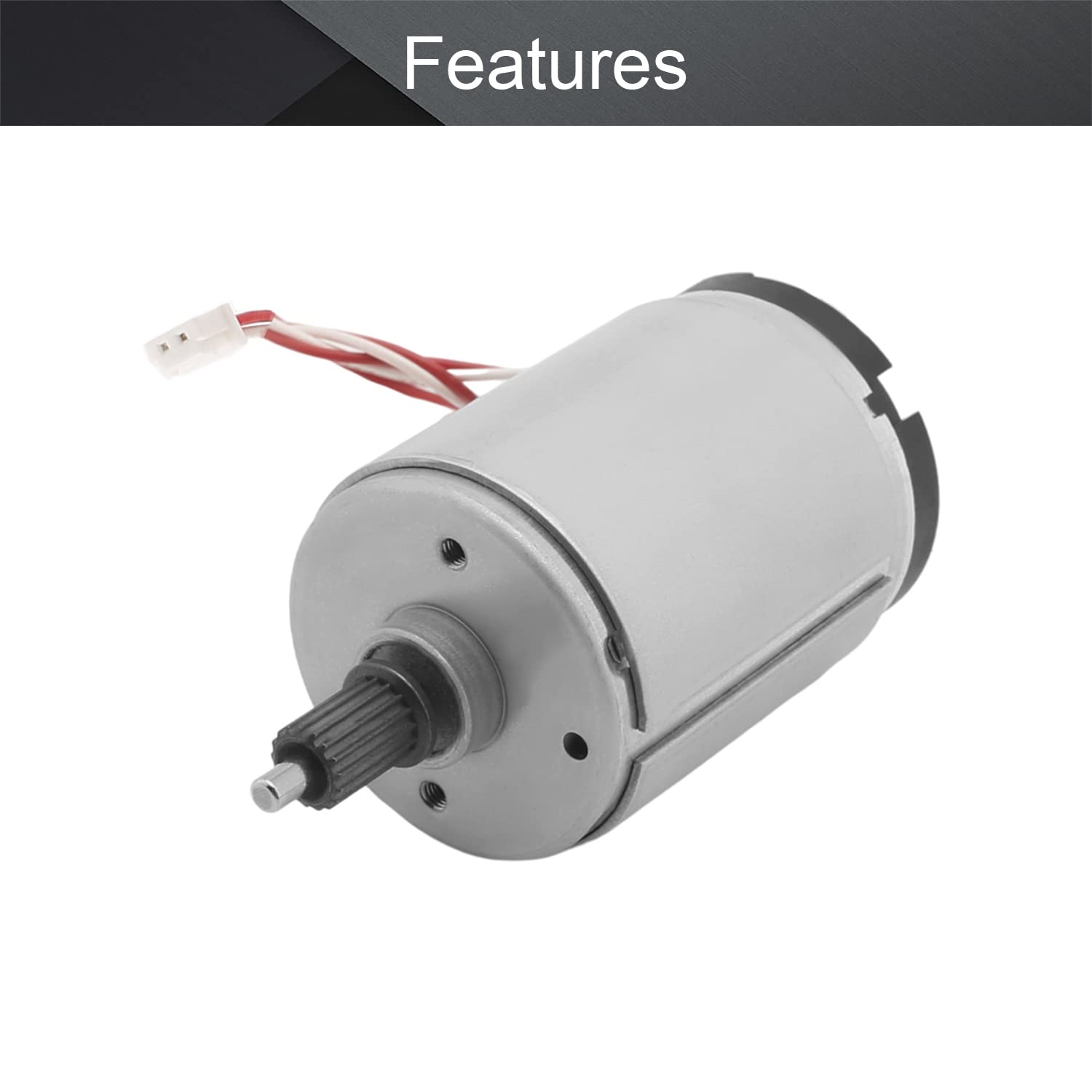Fielect Small DC Toy Motor - 24V, 1A, 20000 RPM, For DIY Car, Boat, Airplane Models & Science Projects