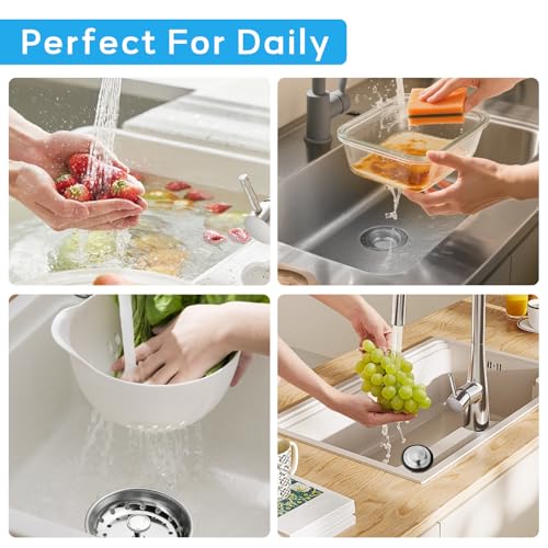 Set de 6 coladores para fregadero de acero inoxidable miniatura 6