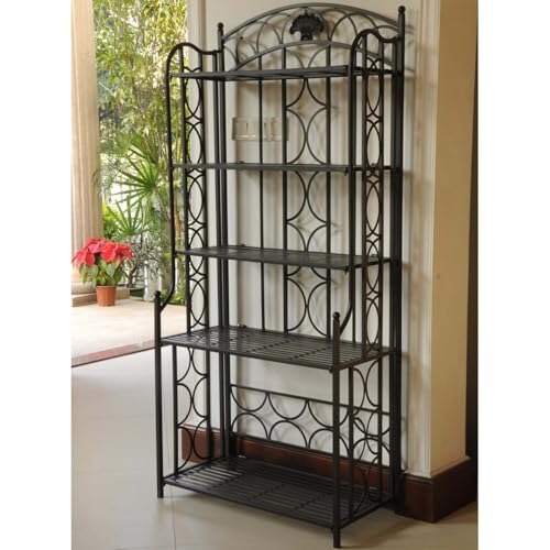 Porto Calma Iron 5-Tier Bakers Rack