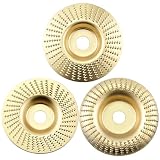 Wolframcarbid Schleifer - Hocheffiziente Holzschnitzscheibe - Langlebige Holz Schleifscheibe Professionelle Handwerkskunst,Winkelschleifer-Polierpads Für Polieren Und Schleifen (3-all)